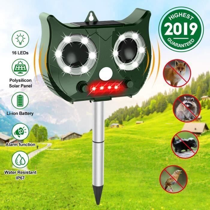 Letouch Repulsif Chat Ultrason Solaire Repulsif Chat Exterieur Repulsif Anti Chats Impermeable Avec 5 Mode Reglable Protection Achat Vente Repulsif Nuisibles Jardin Letouch Repulsif Chat Ultrason Cdiscount
