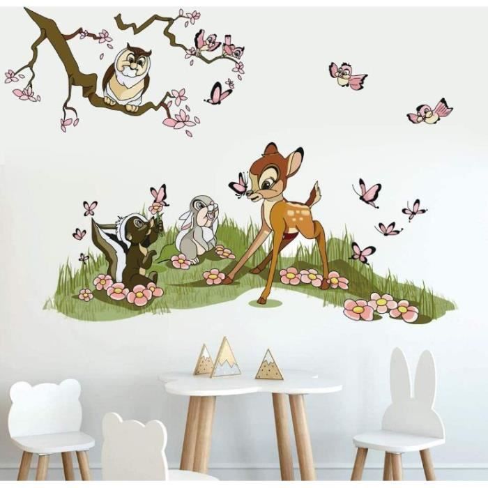 Tanlaby Stickers Mural Animaux De La Jungle Autocollants Muraux Animaux