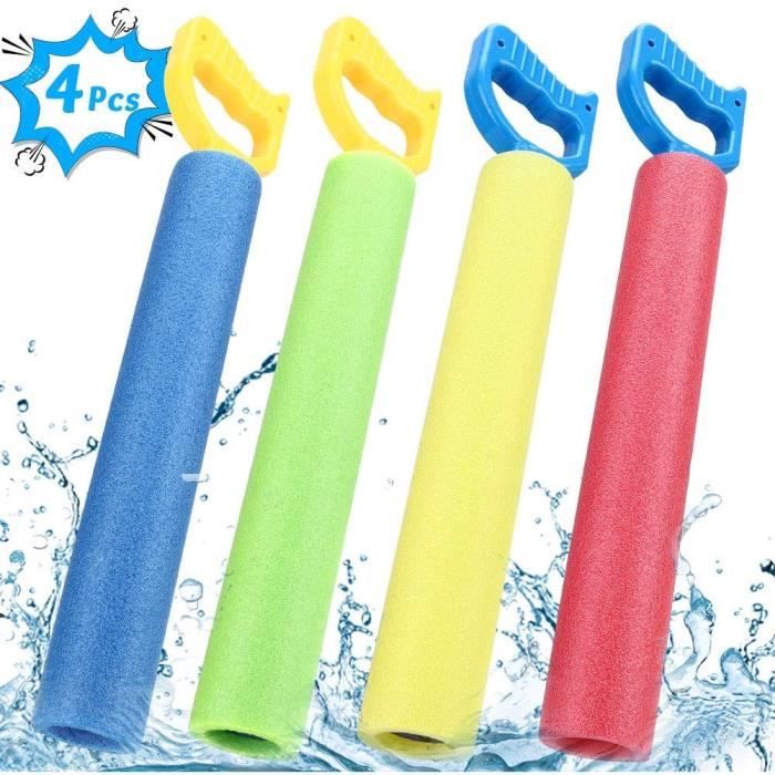 Pistolet à eau - DERAYEE - Lot 6 - Mousse non toxique - 15 cm - Multicolore - Jeux - Jouets