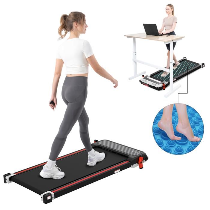 Tapis de Course à inclinaison fixe 6%.ZX3550W6.0km/hTélécommande.Double Tapis