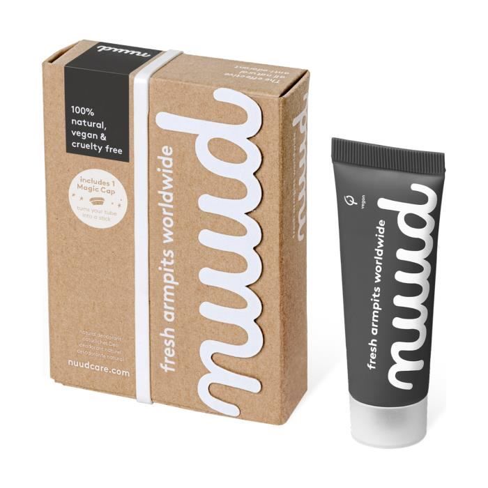 NUUD Déodorant starter pack avec bouchon magique multi noir 15 ml