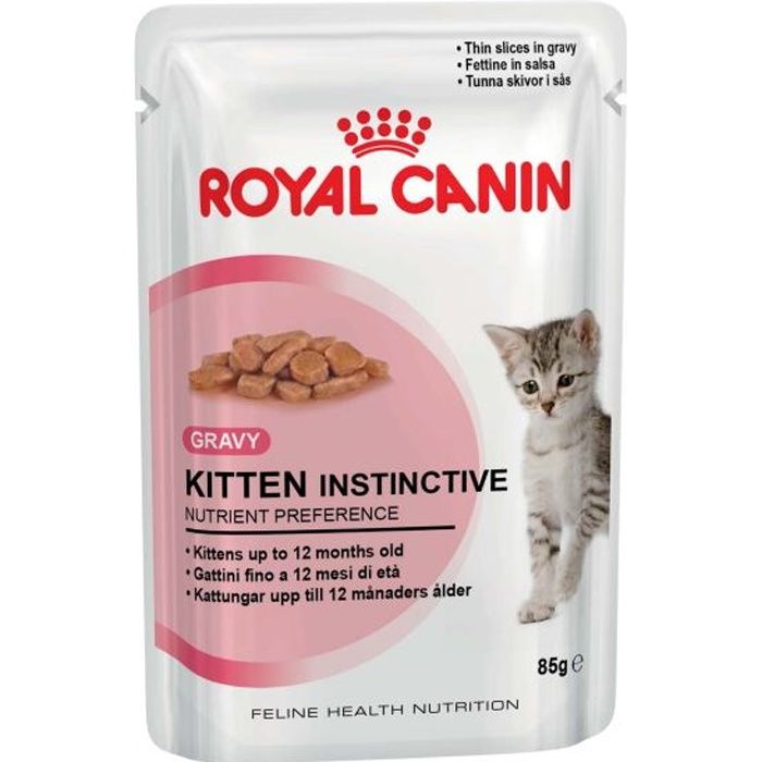 Bouchees En Sauce Pour Chats Royal Canin Kitten Cdiscount Animalerie Bouchees En Sauce Pour Chats Royal Canin Kitten Cdiscount Animalerie