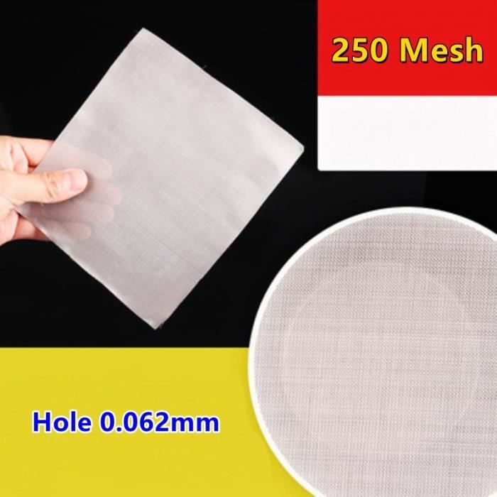 Treillis Métallique Tissé En Acier Inoxydable - Grille Fine 60 Ou 120 Mailles Pour Filtration, Décoration Ou Protection