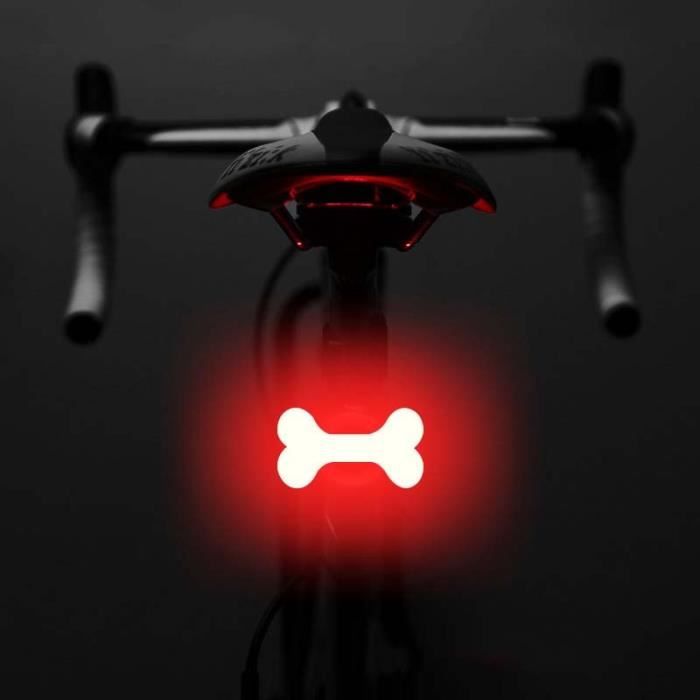 Projecteur)Vélo vélo cyclisme 5 Led queue arrière sécurité Flash lampe rouge avec support acheter à prix bas - livraison gratuite, avis réels avec des photos