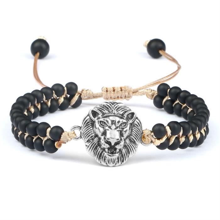 Bracelet Lion <br> Perles Brutes (Perles) main image 1
