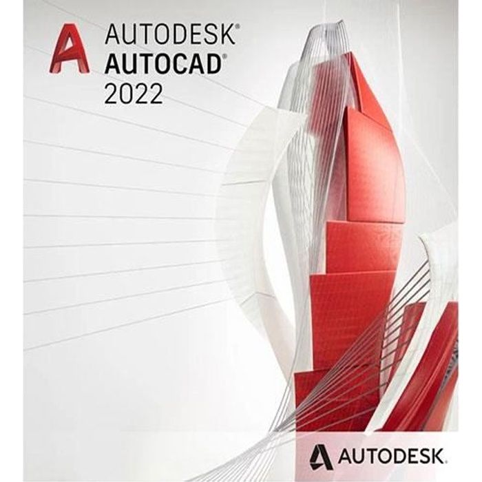 Logiciel – Autodesk – AutoCAD 2022 – Valable à VIE – Windows 10 – Téléchargement