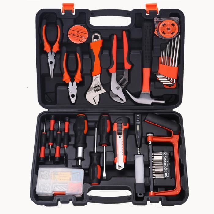 100 Pieces Pack Outil A Main Menuiserie Materiel Electrique Outil De Reparation Caisse A Outils Boite A Outils Coffret Outillage Achat Vente Pack Outil A Main 100 Pieces Pack Outil A Main Cdiscount