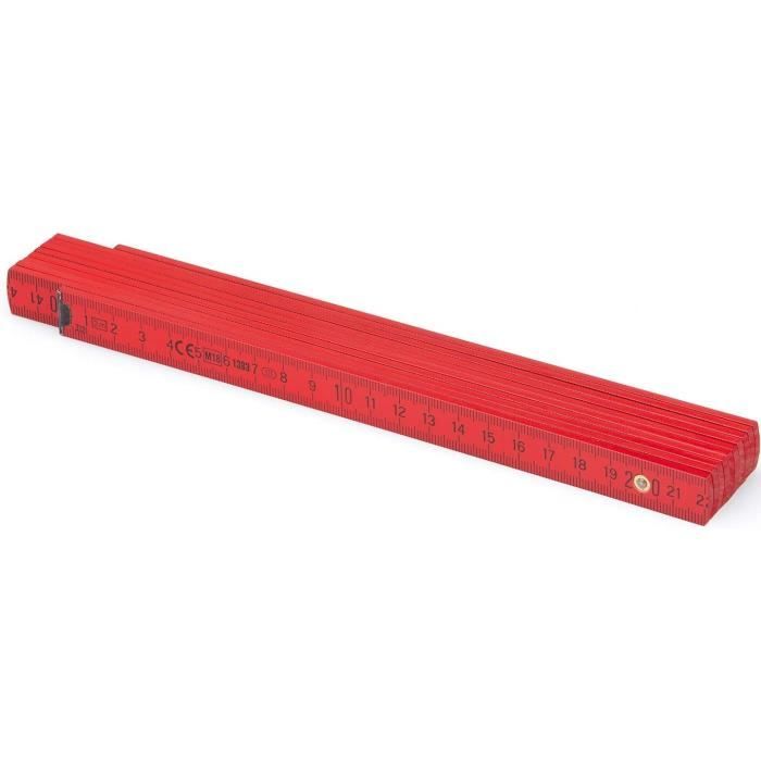 Metrie™ Bl52 \U2013 5X Règle Pliante En Bois Règle Pliante De 2 M De ...