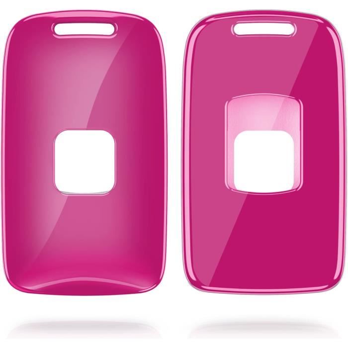 Coque De Protection Pour Clé Renault à 4 Boutons (Keyless Go) - Plastique Rigide Noir Mat - Compatible Clio, Megane, Captur, Etc.