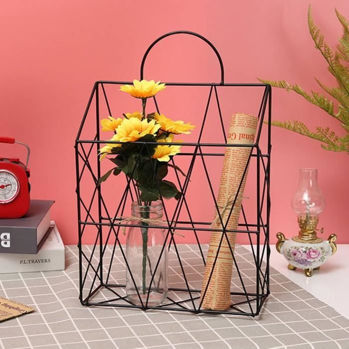 Panier De Rangement Mural Nordique, Support De Ran... - Grandado