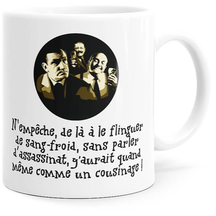 Mug Humour Audiard Tontons Flingueurs Cousinage Tasse Message Drole Cinema Citation Culte Film Idee Cadeau Original Cdiscount Puericulture Eveil Bebe