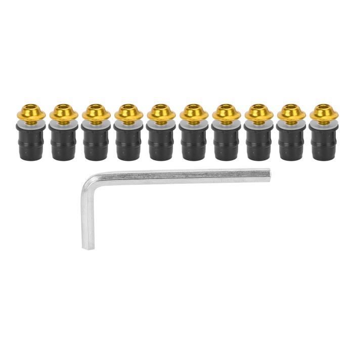 Kit de boulons de carénage de moto, 177 vis M5 M6 pour pare-brise de moto
