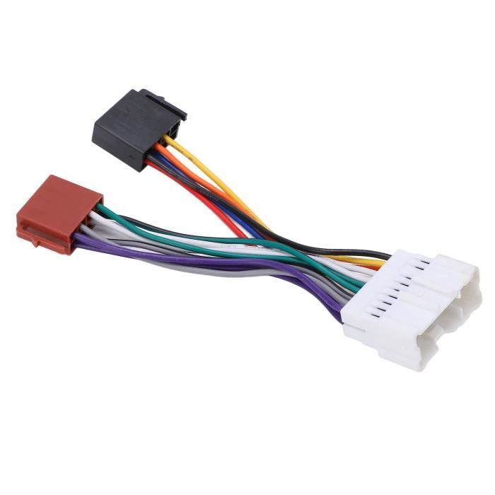 Adaptateur ISO 16 Broches Pour Autoradio Kenwood/JVC - Plug & Play