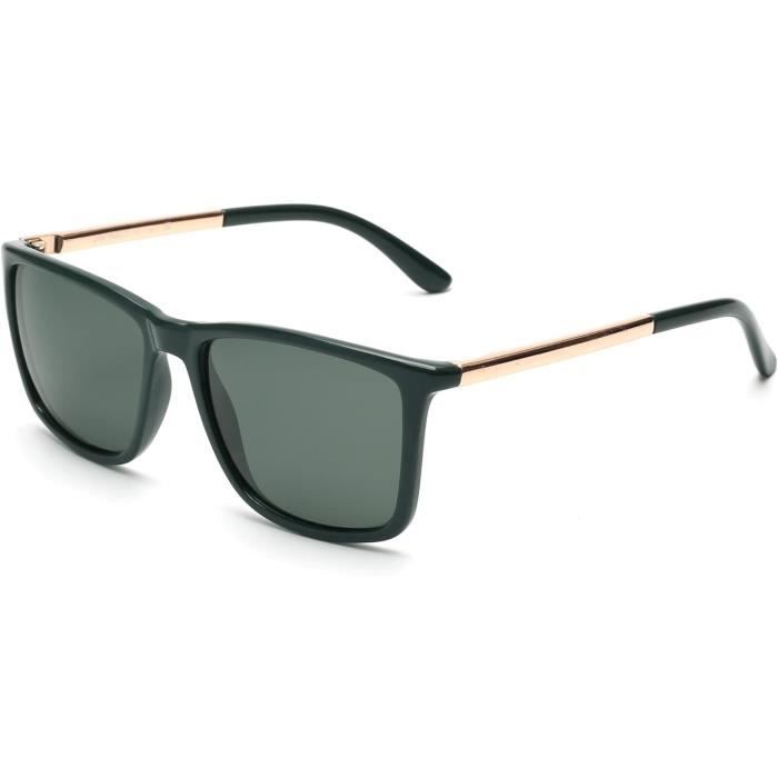 Lunettes de soleil carrés - Vert
