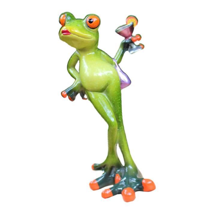 Garden Résine Statue De Grenouille Décor De Grenouille D'extérieur