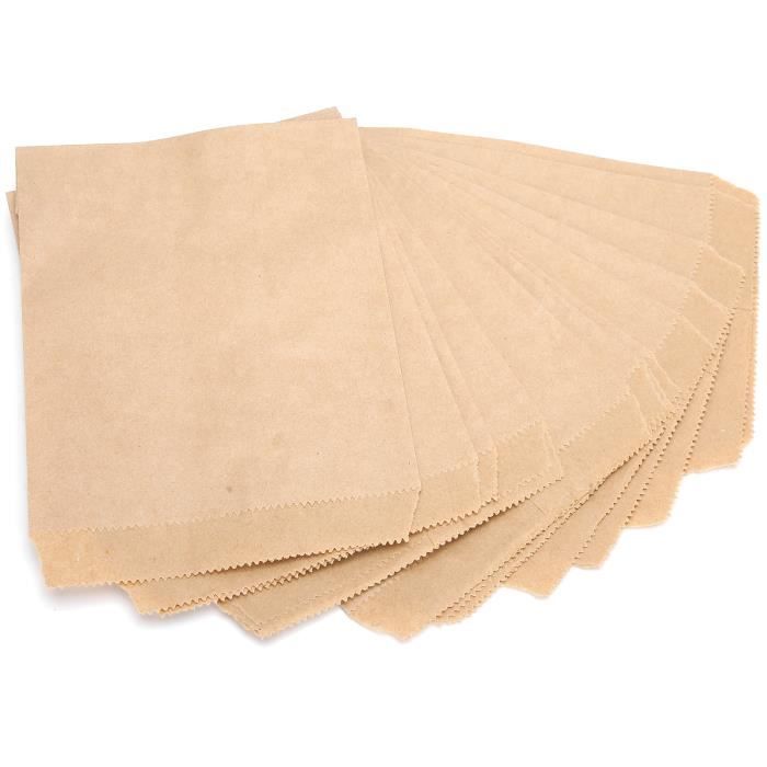 Garosa Sac en papier kraft 25pcs Sac de Nourriture en Papier Kraft
