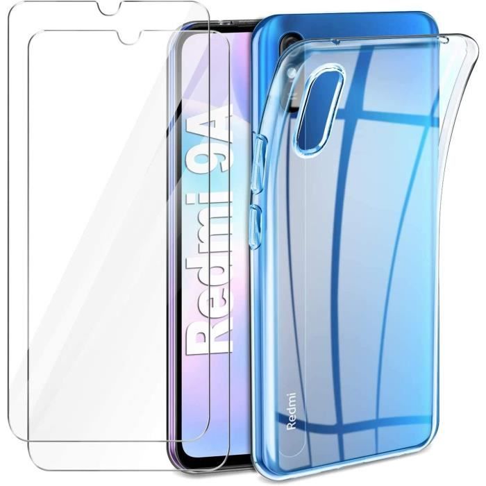 DiaryTown Cover Compatibile con Xiaomi Redmi 9A Case Silicone Morbida, Redmi 9A Nero con Disegni Antiurto Protettivo TPU Motivo Accessori Telefoni, Stella