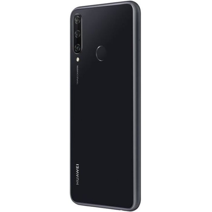 Téléphone Huawei Y6p (2020), couleur noire, Dual Sim, 64 Go de mémoire interne, 3 Go de RAM, écran 6,3\