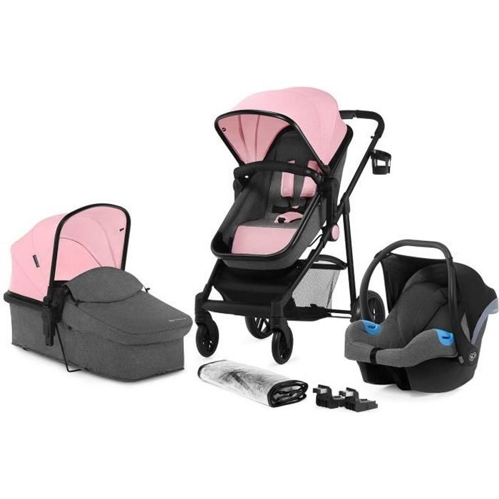 Poussette 3 roues Sport Rose - Pliable - Poignee reglable 33-62cm -  70x33x62cm - Cdiscount Jeux - Jouets