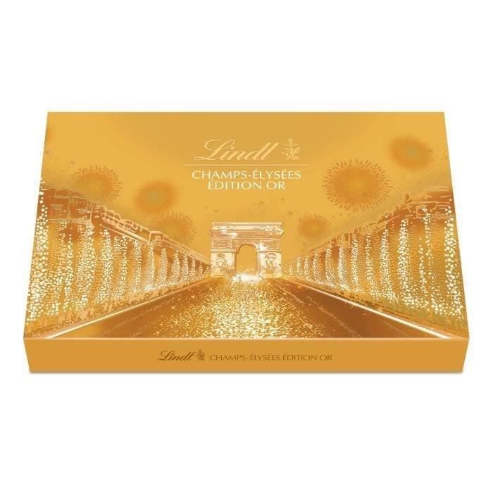 Lindt Boîte De Chocolat Champs Elysées Edition Or 468 G Achat Vente Barres Chocolatées Champs Elysées Edition Or 468g Cdiscount