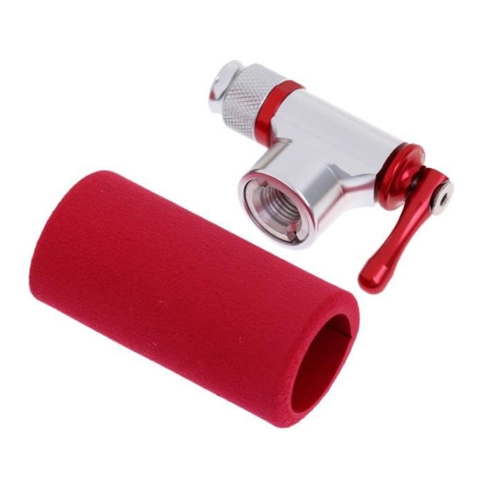 Tête De Gonflage CO2 Pour Vélo – Universelle, En Aluminium, Adaptée Aux Valves Presta Et Schrader