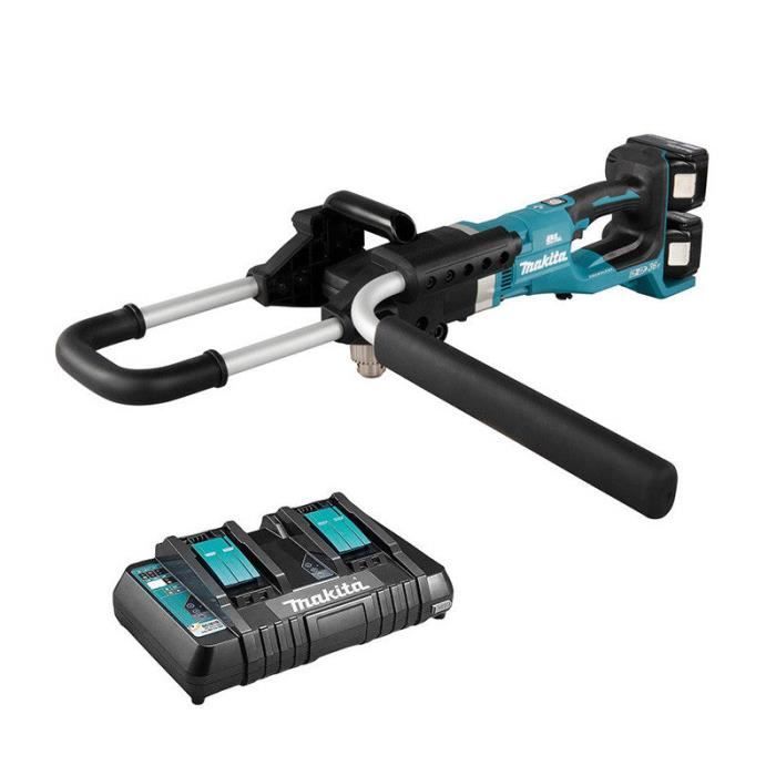 Tarière sur accu 2x18V + 2x BL1850B + DC18RD DDG460T2X7 - vue 2