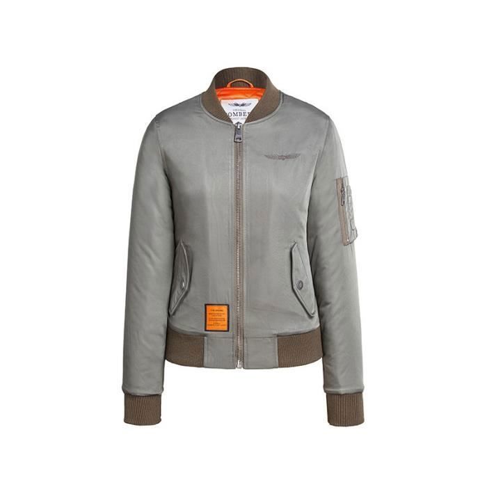 BOMBERS Original-women Kaki Vert Femme Veste Vert