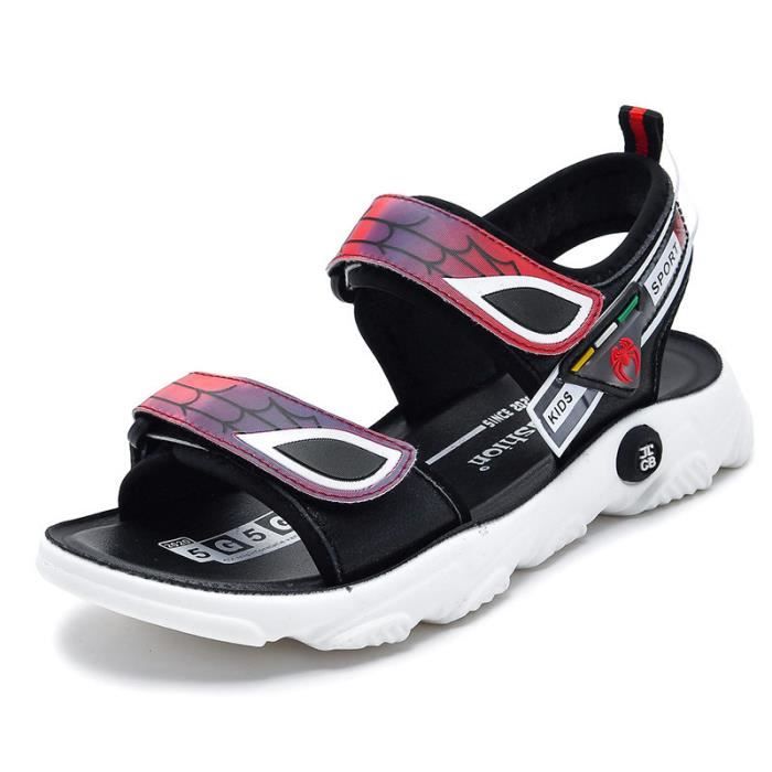 Sandales Enfant Garçon – Confort Pieds Larges, Design Orthopédique, Idéales été Et Plage