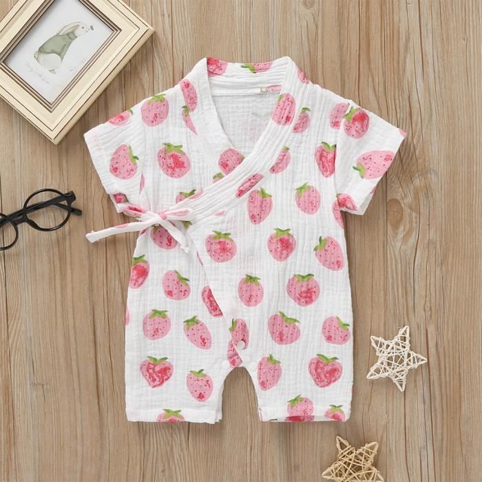 Nouveau Ne Infantile Bebe Garcon Filles Lapin Fils Robe Kimono Barboteuse Salopette Vetements De Nuit Rose Rose Cdiscount Pret A Porter