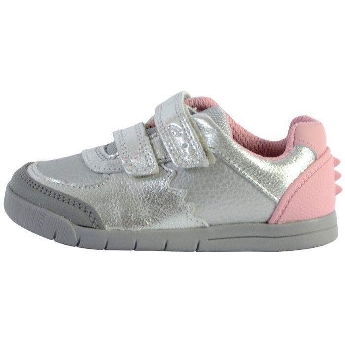 Clarks Basket Clarks enfant Rex Quest T - Argent