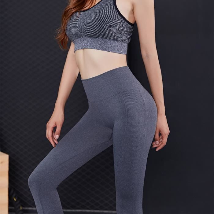Pantalon De Yoga Pour Femme - Coupe Ajustée - Avec Poche Croisée