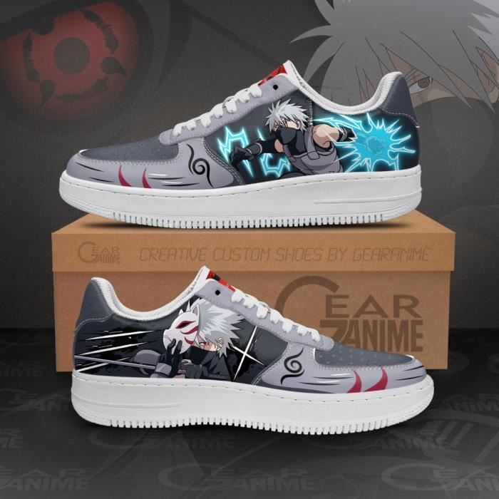 Kakashi Anbu Air Shoes Custom Naruto Shoes Anime Inspire Blanc - Cdiscount  Chaussures