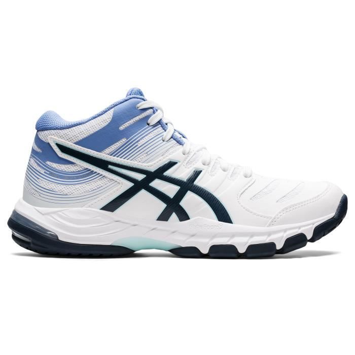 Chaussures de volleyball montantes femme Asics Gel Beyond Mt 6 blanc bleu 38 Cdiscount Sport
