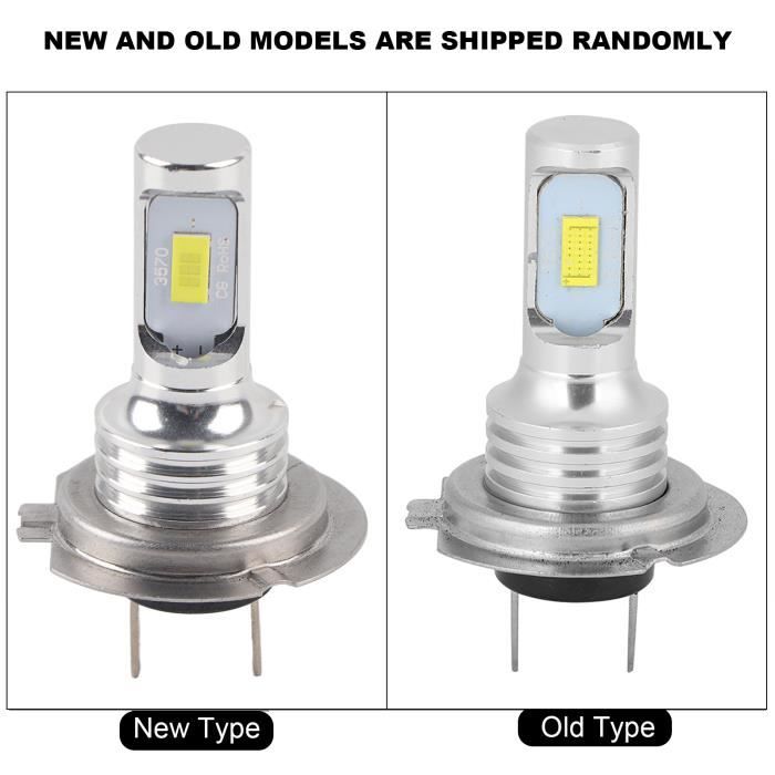 Paire D'Ampoules Led Pour Voiture X3 H7 6000LM 50W Phares Blancs