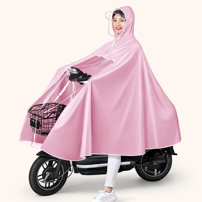 Lot De 2 Ponchos De Pluie D'urgence Cardponcho - Longs, Imperméables, Rose