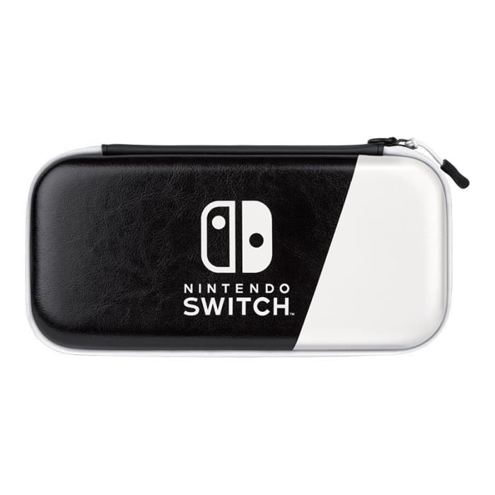Pochette de transport Slim Deluxe Noir et Blanc pour consoles Nintendo Switch / Lite / OLED