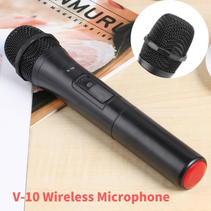 Microphone sans fil avec haut parleur - Cdiscount