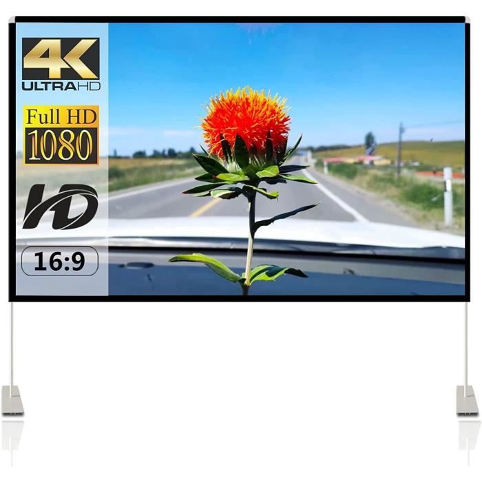 Ecran Vidéoprojecteur 90 ALR UST 16:9 avec cadre aluminium pour