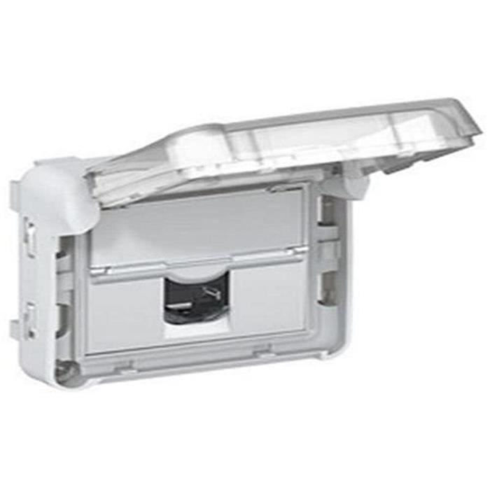 069569 Prise Rj45 Étanche Catégorie6 Ftp Plexo Composable Ip55, Gris ...