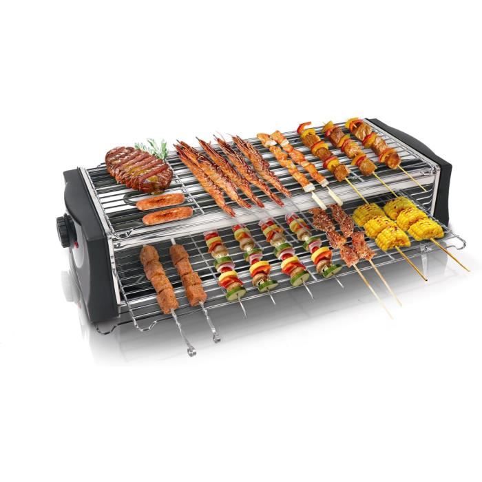 vertes bbq de table barbecue electrique 48000w en acier inoxydable