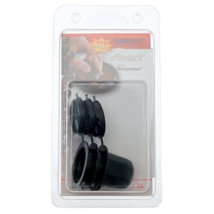 Récipient à marc de café - SCANPART - Coffeeduck Nespresso - Noir - Compatible Nespresso - 3 pièce(s)