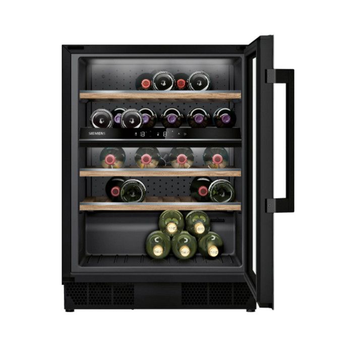 Siemens Cave à vin encastrable multizones 44 bouteilles - ku21wahg0 - Siemens