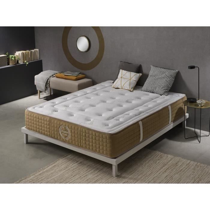 SIMPUR RELAX - Matelas 140x190 cm - Bliss Confort - Épaisseur epaisseur 30 cm - Ergonomique- Soutien semi-ferme à ferm