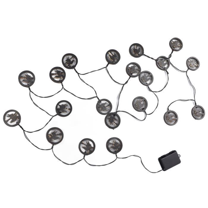 Cshare Lumières D'Halloween, Guirlandes Lumineuses D'automne Orange, 16