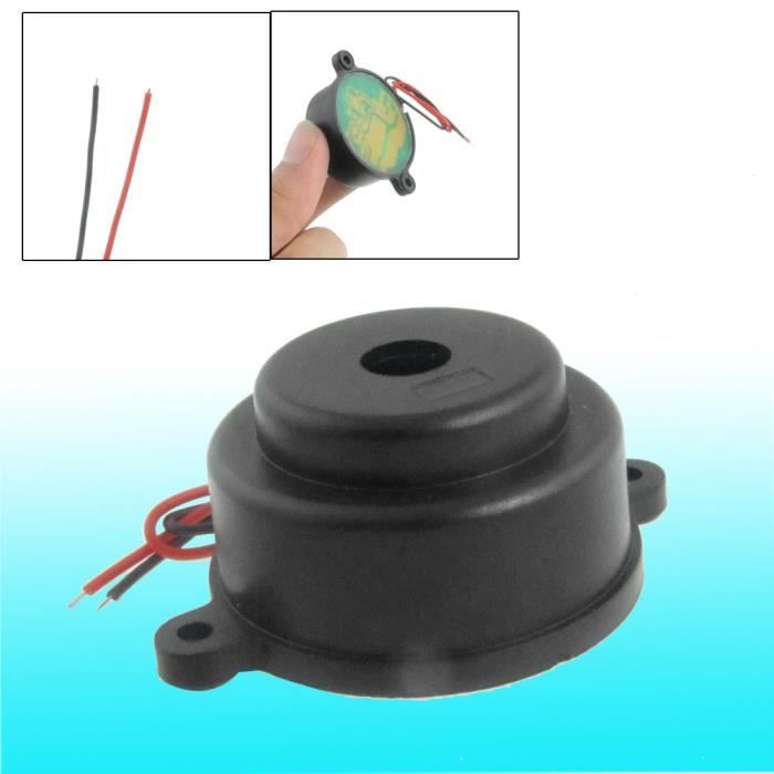 Buzzer,Akozon 12V 85~95dB Buzzer D’Alarme Avertisseur Sonore