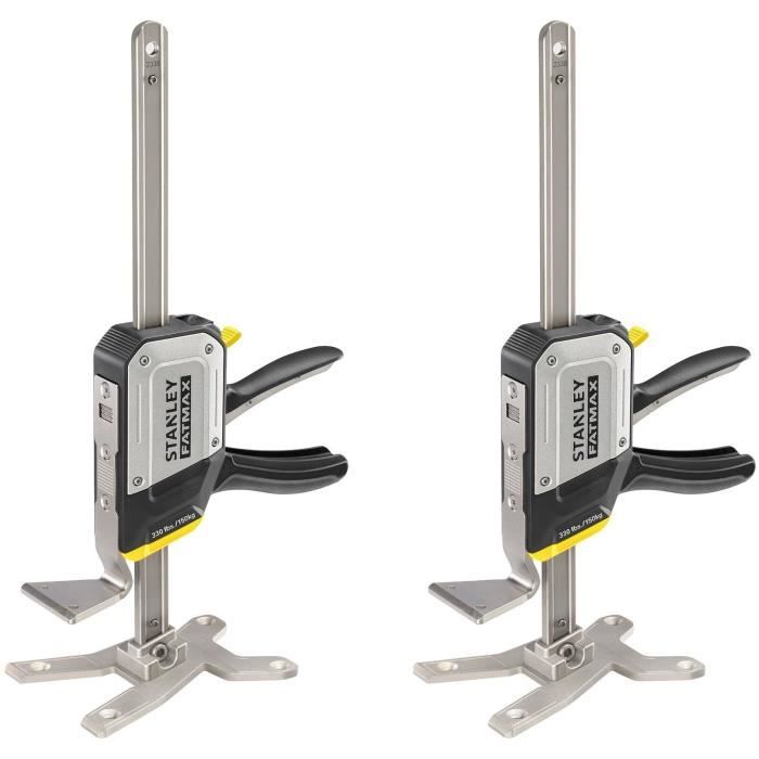 Stanley Lot de 2 Tradelift lève express 150kg, outil de levage à 1 main FMHT83550-1