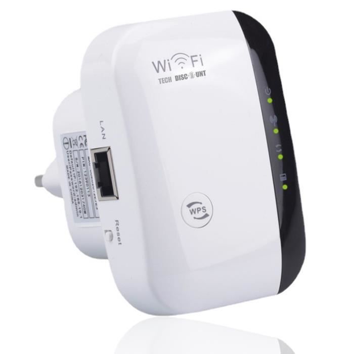 TD-Amplificateur WiFi Répéteur puissant prise Booster de signal sans fil WiFi extender 300M WLAN 802.11n/g/b amplifier internet