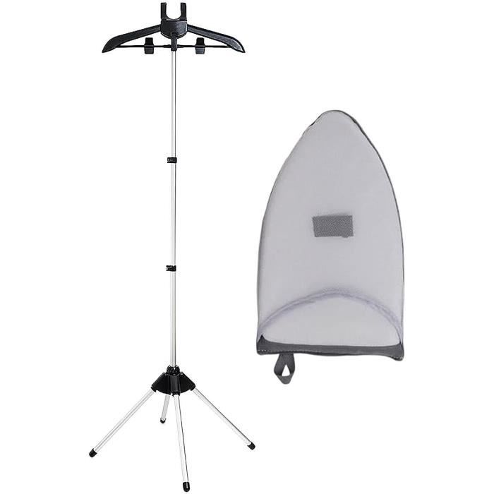 Cintre Pour Vêtements à La Vapeur | Porte Vapeur Pliable Télescopique Portatif | Pliant Cintre Vapeur En Tissu Sur Pied Accessoires Pour Defroisseur A Ur Pour Hotels Usines De Vetements Maisons