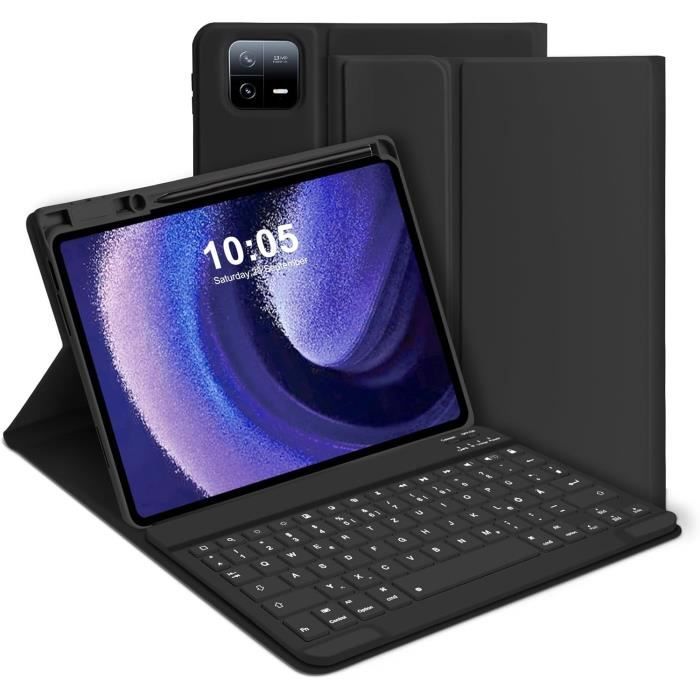 Étui clavier AZERTY pour Xiaomi Pad 6 Pro, étui pour tablette 2023