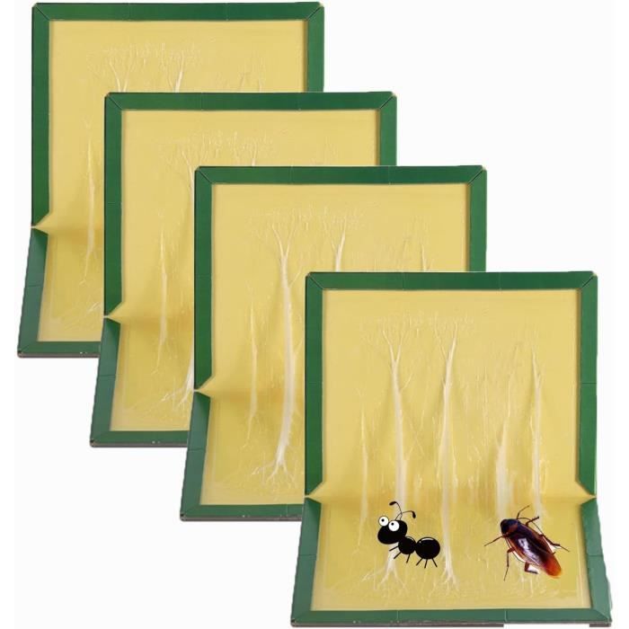 Lot De 6 Plaques Collantes Anti-souris Et Rats - Pièges à Glu Professionnels, Taille 21x31 Cm, Sans Poison